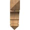 Ekena Millwork Legacy Arts & Crafts Smooth Bracket, Western Red Cedar, 5 1/2"W x 18"D x 18"H BKT06X18X18LEC03SWR - alternate 3